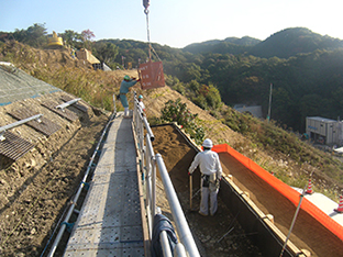 4.施工状況（埋戻し）