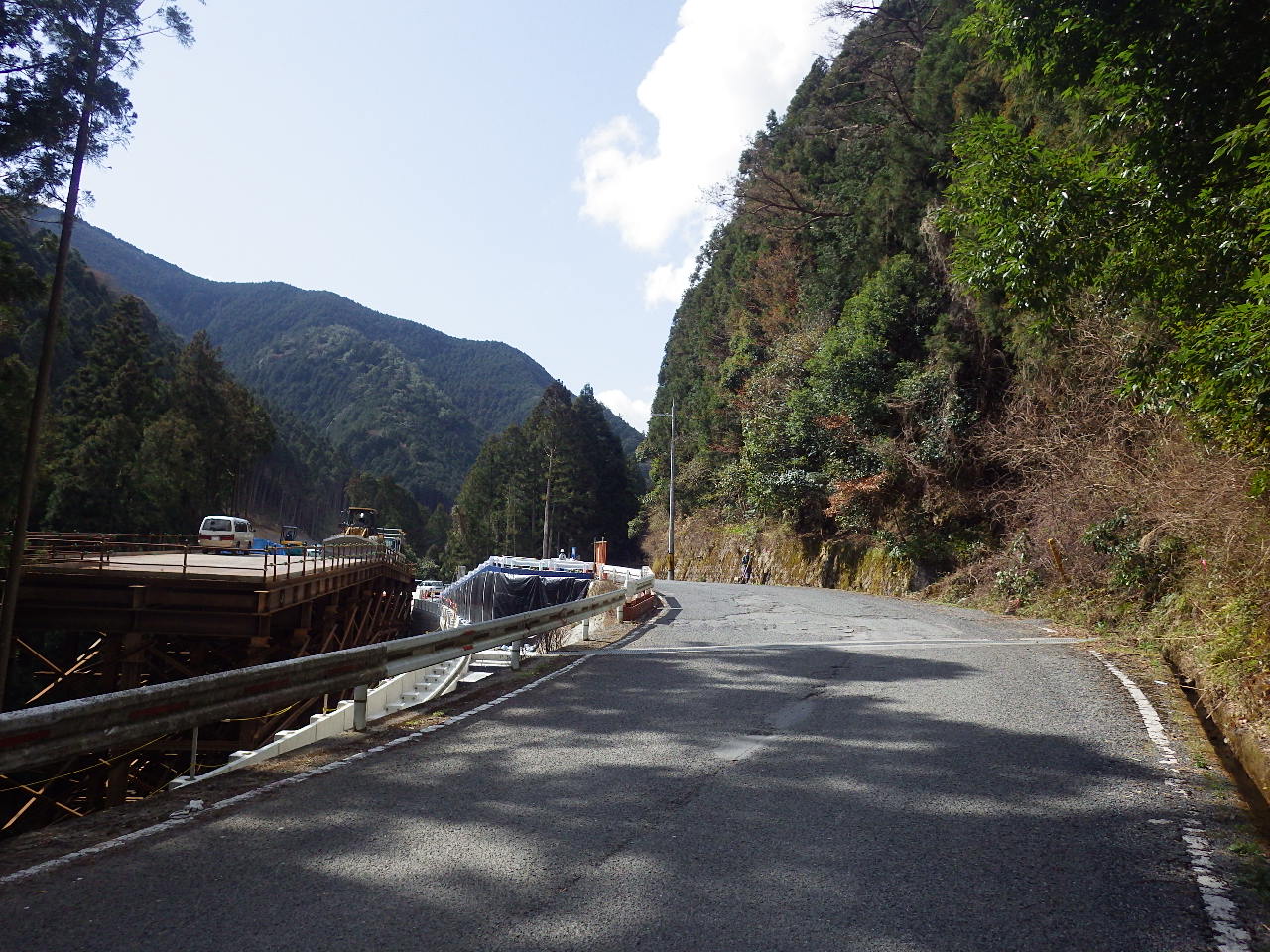 本線道路始点着工前